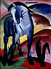 Blaues Pferd 1 by Franz Marc